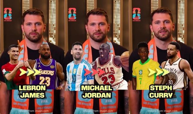 开云体育官网-东契奇对标足坛和NBA巨星：C罗是詹姆斯，梅西乔丹